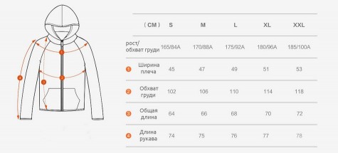 Кофта з капюшоном Xiaomi Mi Jacket kangaroo Gray XL 1163300035